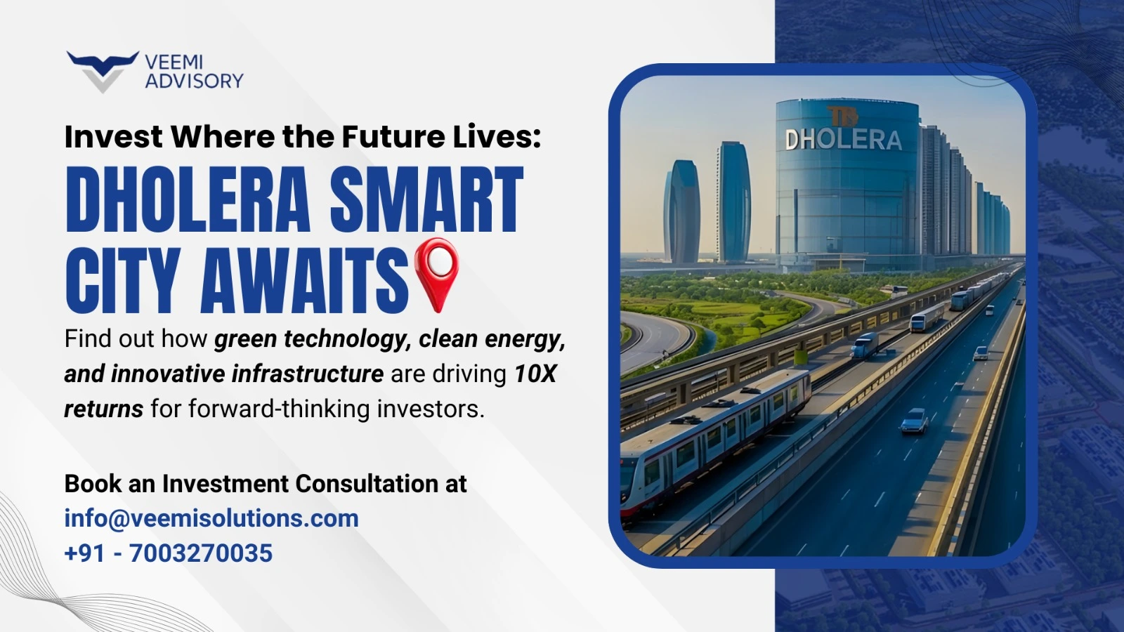 Dholera Smart City: Green Tech Driving 10X Investment Returns