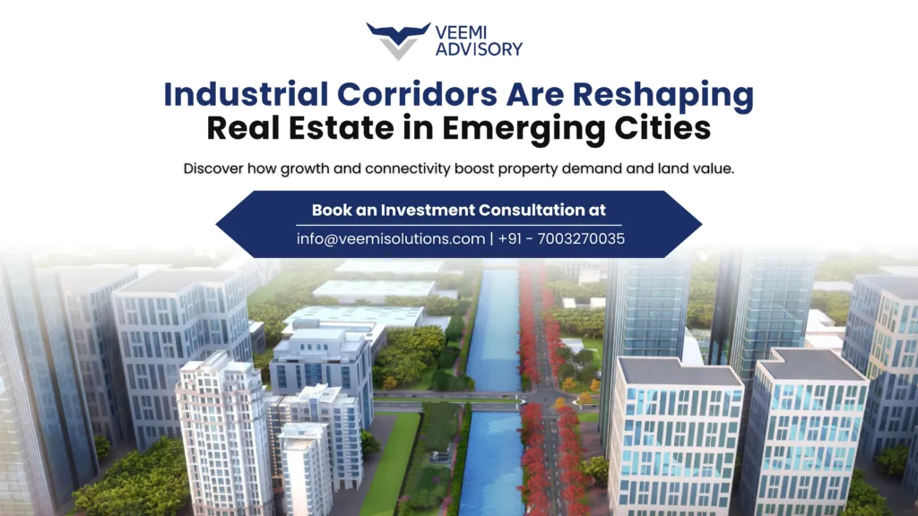 Learn how industrial corridors drive real estate growth in emerging cities by improving infrastructure, attracting businesses, & increasing property demand.