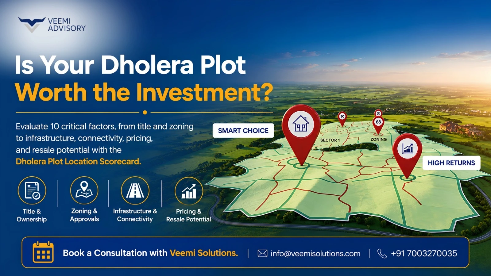 Dholera Plot Location Scorecard: 10 Factors Every Investor Should Evaluate