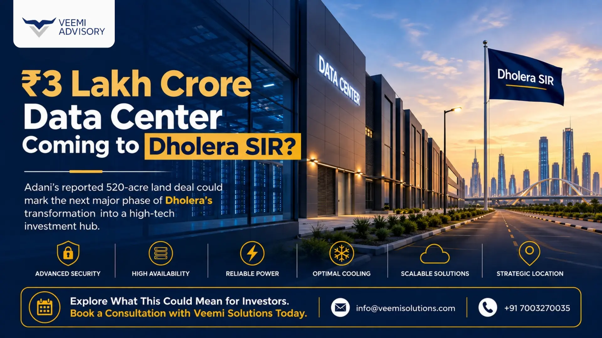 Dholera SIR’s Next Mega Project? Adani’s 520-Acre Land Deal Explained