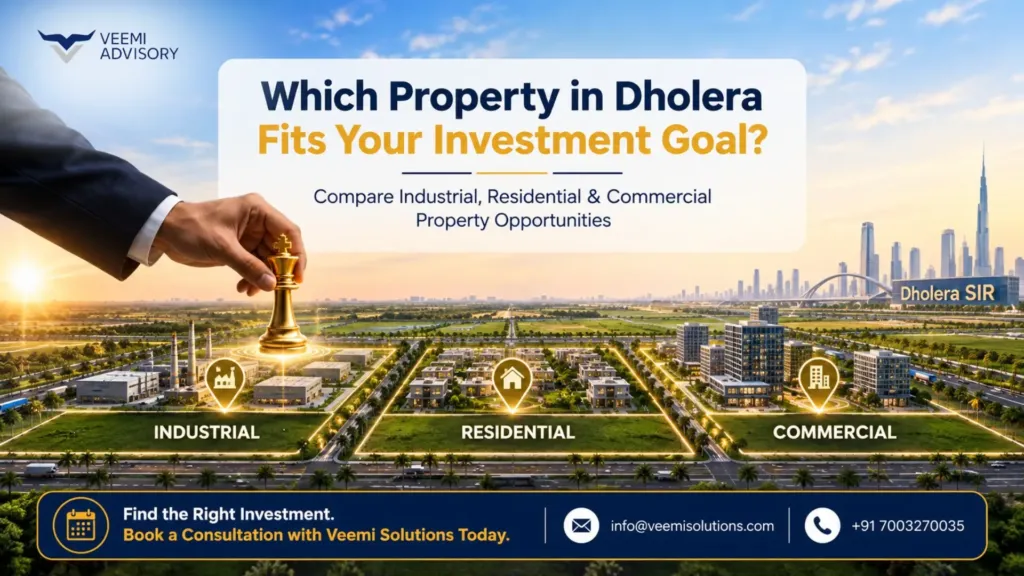 Industrial, Residential, or Commercial Property in Dholera: Which Fits Your Investment Goal?
