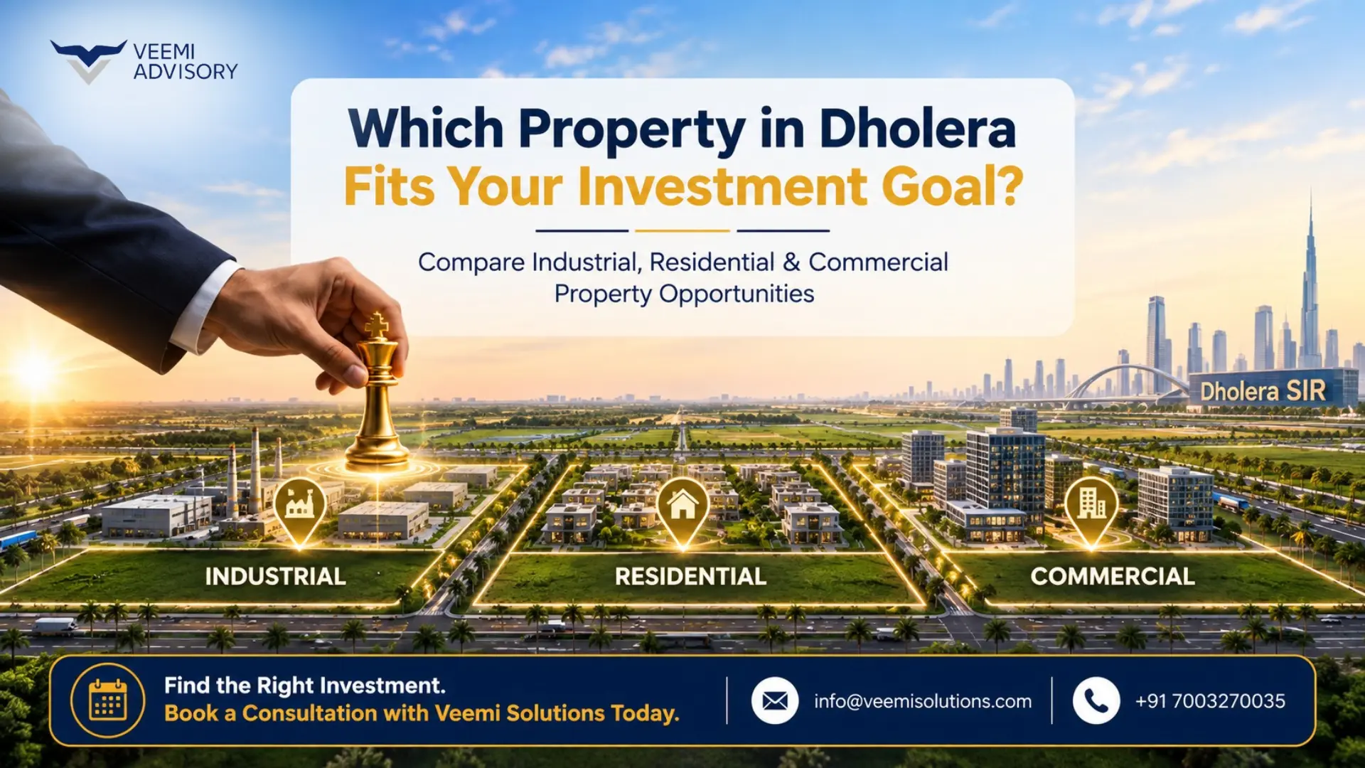 Industrial, Residential, or Commercial Property in Dholera: Which Fits Your Investment Goal?